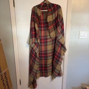 Big Plaid Scarf/Shawl